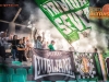 Green Dragons, supporters of Olimpija during football match between NK Olimpija Ljubljana and NK Krsko in 3rd Round of Prva liga Telekom Slovenije 2016/17, on August 1, 2016 in SRC Stozice, Ljubljana, Slovenia. Photo by Vid Ponikvar / Sportida