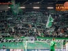 Green Dragons, supporters of Olimpija during football match between NK Olimpija Ljubljana and NK Maribor in 33rd Round of Prva liga Telekom Slovenije 2015/16, on May 7, 2016, in SRC Stozice, Ljubljana, Slovenia. Photo by Vid Ponikvar / Sportida