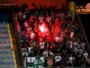 Fans of NK Olimpija Ljubljana during football match between NK Kalcer Radomlje and NK Olimpija Ljubljana in 2nd round of Prva liga Telekom Slovenije 2016/17, on July 23th, 2016, in Sportni park Domzale, Domzale, Slovenia. Photo by Grega Valancic / Sportida