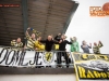 Supporters of Kalcer Radomlje celebrates their win after the football match between NK Triglav Kranj and ND Kalcer Radomlje in 26th Round of 2. SNL, on May 14, 2016 in Sports center Kranj, Kranj, Slovenia. Photo by Ziga Zupan / Sportida