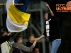 Fans of Koper during semifinal football match between NK Luka Koper and NK Maribor of Slovenian Cup 2011, on April 20, 2011 in Stadium Bonifika, Koper, Slovenia. (Photo By Vid Ponikvar / Sportida.com)