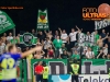 Green Dragons, fans of Olimpija during football match between FC Luka Koper and NK Olimpija Ljubljana in Round 2 of Prva liga Telekom Slovenije 2014/15, on August 27, 2014 in Stadium Bonifika, Koper, Slovenia. Photo by Vid Ponikvar / Sportida.com