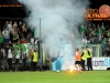 Soccer/Football,  Slovenia, Koper, First Division (FC Luka Koper - NK Olimpija), Football team Olimpija fans, Green Dragons, 27-Aug-2014, (Photo by: Arsen Peric / Ekipa)