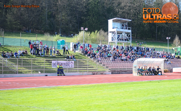 Soccer/Football, Novo Mesto, First division (NK Krka - NK Radomlje), Stadium Portoval, 12-Apr-2015, (Photo by: Grega Wernig / M24.si)