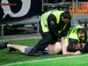 Fan of Gorica beaten by security guard when he wanted to sep into the court to celebrate victory after the football match between NK Maribor and ND Gorica in Final of Slovenian Cup 2014 on May 21, 2014 in Stadium Bonifika, Koper, Slovenia. Photo by Vid Ponikvar / Sportida