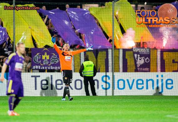 Jasmin Handanovic #33 of Maribor during football match between NK Maribor and ND Gorica in Final of Slovenian Cup 2014 on May 21, 2014 in Stadium Bonifika, Koper, Slovenia. Photo by Vid Ponikvar / Sportida