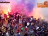 Supporters of NK Maribor celebrate after NK Maribor became Slovenian National Champion 2015 after football match between NK Maribor and NK Luka Koper in 36th Round of Prva liga Telekom Slovenije 2014/15, on May 30, 2015 in Stadium Ljudski vrt Maribor, Slovenia. Photo by Vid Ponikvar / Sportida