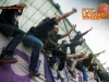 Viole, fans of Maribor celebrate after winning the football match between NK Maribor and NK Olimpija Ljubljana in 30th Round of Prva liga Telekom Slovenije 2014/15, on April 29, 2015 in Stadium Ljudski vrt, Maribor, Slovenia. Photo by Vid Ponikvar / Sportida