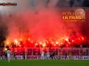 Viole, fans of Maribor celebrate after second goal during football match between NK Maribor and NK Olimpija Ljubljana in 12th Round of Prva liga Telekom Slovenije 2014/15, on October 4, 2014 in Stadium Ljudski vrt, Maribor, Slovenia. Photo by Vid Ponikvar / Sportida.com