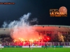 Viole, fans of Maribor celebrate after second goal during football match between NK Maribor and NK Olimpija Ljubljana in 12th Round of Prva liga Telekom Slovenije 2014/15, on October 4, 2014 in Stadium Ljudski vrt, Maribor, Slovenia. Photo by Vid Ponikvar / Sportida.com