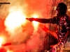Fans of NK Maribor - Viole during football match between NK Maribor and NK Olimpija Ljubljana in 6th Round of Prva liga Telekom Slovenije 2015/16, on August 16, 2015 in Ljudski vrt, Maribor, Slovenia. Photo by Urban Urbanc / Sportida