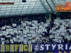 Viole, fans of Maribor during football match between NK Maribor and Sporting Lisbon (POR) in Group G of Group Stage of UEFA Champions League 2014/15, on September 17, 2014 in Stadium Ljudski vrt, Maribor, Slovenia. Photo by Vid Ponikvar  / Sportida.com