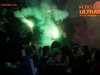 Green Dragons, fans of Olimpija during football match between NK Olimpija Ljubljana and NK Domzale in 21st Round of Prva liga Telekom Slovenije 2015/16, on December 6, 2015 in SRC Stozice, Ljubljana, Slovenia. Photo by Vid Ponikvar / Sportida
