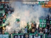 Green Dragons fans group of NK Olimpija Ljubljana during football match between NK Olimpija Ljubljana and ND Gorica in 8th Round of Prva liga Telekom Slovenije 2016/17, on September 11, 2016 in Stozice, Slovenia. Photo by Grega Valancicc / Sportida