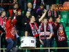 Fans of Jesenice during ice hockey game between HDD Telemach Olimpija and SIJ Acroni Jesenice in 1st leg of Finals of Slovenian National Championship 2015, on April 9, 2015 in Hala Tivoli, Ljubljana, Slovenia. Photo by Matic Klansek Velej / Sportida