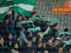 Green Dragons, fans of Olimpija during football match between NK Olimpija Ljubljana and FC Luka Koper in 26th Round of Prva liga Telekom Slovenije 2012/13 on March 30, 2013 in SRC Stozice, Ljubljana, Slovenia. (Photo By Vid Ponikvar / Sportida)