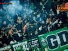 Green Dragons, fans of Olimpija during football match between NK Olimpija Ljubljana and NK Krsko in 21st Round of Prva liga Telekom Slovenije 2016/17, on December 11, 2016 in SRC Stozice, Ljubljana, Slovenia. Photo by Vid Ponikvar / Sportida