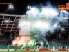 Green Dragons, supporters of Olimpija during 1st Leg football match between NK Olimpija Ljubljana and NK Maribor in Semifinal of Slovenian Football Cup 2016/17, on April 5, 2017 in SRC Stozice, Ljubljana, Slovenia. Photo by Vid Ponikvar / Sportida