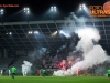 Viole, supporters of Maribor celebrate after Milivoje Novakovic scored first goal for Maribor during football match between NK Olimpija and NK Maribor in Round #13 of Prva liga Telekom Slovenije 2016/17, on October 15, 2016 in SRC Stozice, Ljubljana, Slovenia. Photo by Vid Ponikvar / Sportida