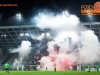 Viole, supporters of Maribor celebrate after Milivoje Novakovic scored first goal for Maribor during football match between NK Olimpija and NK Maribor in Round #13 of Prva liga Telekom Slovenije 2016/17, on October 15, 2016 in SRC Stozice, Ljubljana, Slovenia. Photo by Vid Ponikvar / Sportida