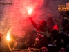 Viole, supporters of Maribor celebrate during 1st Leg football match between NK Olimpija Ljubljana and NK Maribor in Semifinal of Slovenian Football Cup 2016/17, on April 5, 2017 in SRC Stozice, Ljubljana, Slovenia. Photo by Vid Ponikvar / Sportida