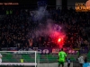 Fans of NK Maribor (Viole) during football match between NK Olimpija Ljubljana and NK Maribor in Semifinal of Slovenian Football Cup 2016/17, on April 5, 2017 in SRC Stozice, Ljubljana, Slovenia. Photo by Ziga Zupan / Sportida