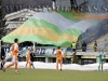 Slovenija, Ljubljana, 01. Marec 2010. Nogomet, tekma med ekipama Olimpija Ljubljana in Nafta Lendava. Na fotografiji navijaci Green Dragons. (Arsen Peric/ Fotosi)