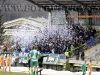 Slovenija, Ljubljana, 01. Marec 2010. Nogomet, tekma med ekipama Olimpija Ljubljana in Nafta Lendava. Na fotografiji navijaci Green Dragons. (Arsen Peric/ Fotosi)