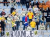 Supporters of Radomlje during football match between NK Kalcer Radomlje and NK Domzale in 8th Round of Prva liga Telekom Slovenije 2014/15, on September 13, 2014 in Sports park Domzale, Slovenia. Photo by Vid Ponikvar  / Sportida.com