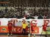 Slovenija, Ljubljana, 28. Marec 2010. Rokomet, tekma med ekipama RD Slovan in C.S.U. Suceava. Na fotografiji Navijaci Slovan Red Tigers. (Arsen Peric/ Fotosi)