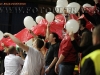 Slovenija, Ljubljana, 28. Marec 2010. Rokomet, tekma med ekipama RD Slovan in C.S.U. Suceava. Na fotografiji Navijaci Slovan Red Tigers. (Arsen Peric/ Fotosi)