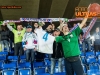 Divji Japodi, fans of Slovenia during football match between National teams of San Marino and Slovenia in Group E of EURO 2016 Qualifications, on October 12, 2015 in Stadio Olimpico Serravalle, Republic of San Marino. Photo by Vid Ponikvar / Sportida